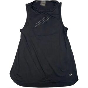 Gymshark Black Open Back Muscle Tank | Women’s Medium